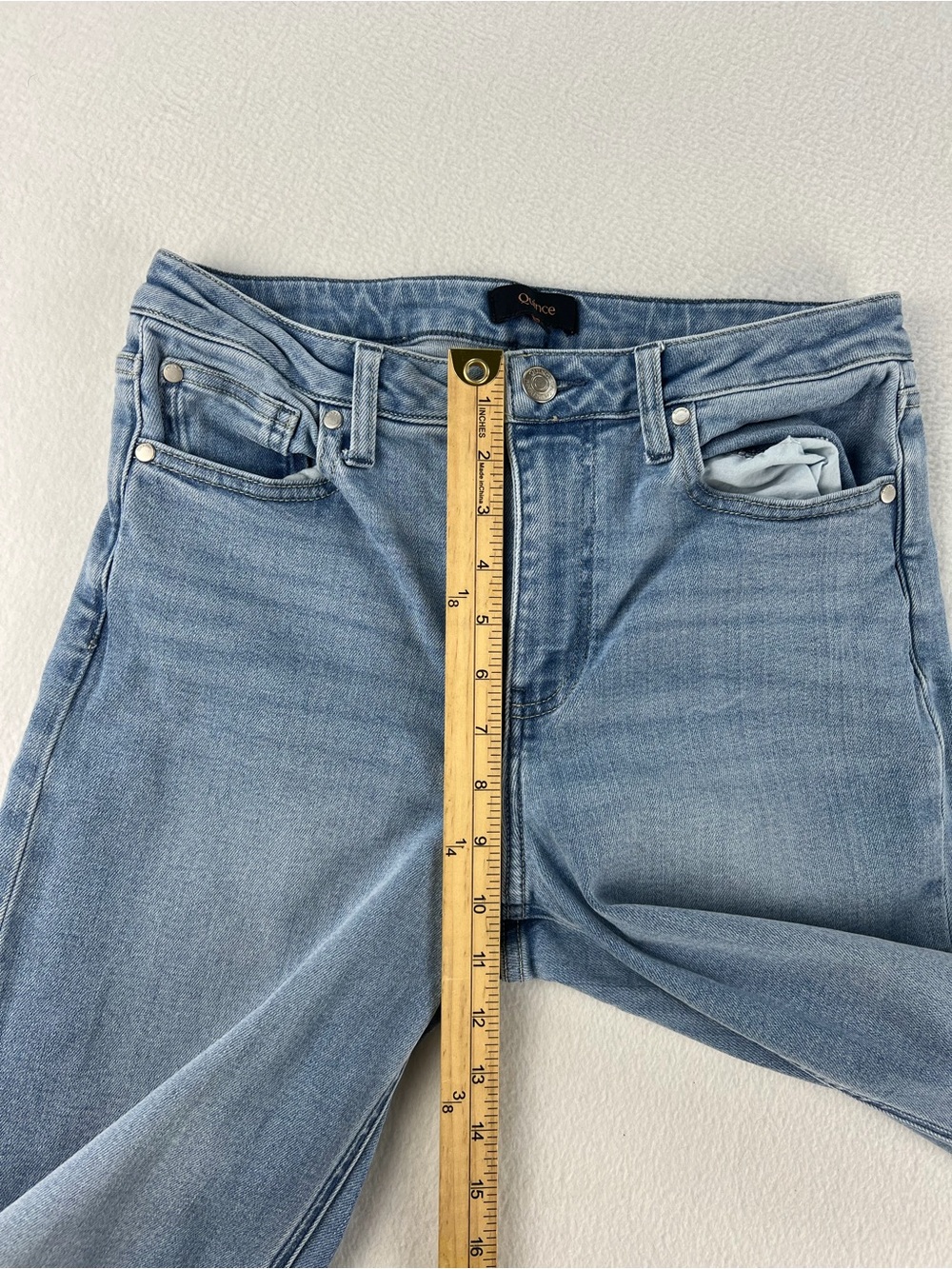 Quince Light Blue Wide-Leg Women’s Jeans - Picture 8 of 11
